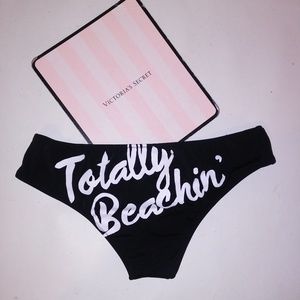 Victoria Secret Swim Bikini‎ Bottom
Small
Cheeky Hipster
Black
Totally Beachin